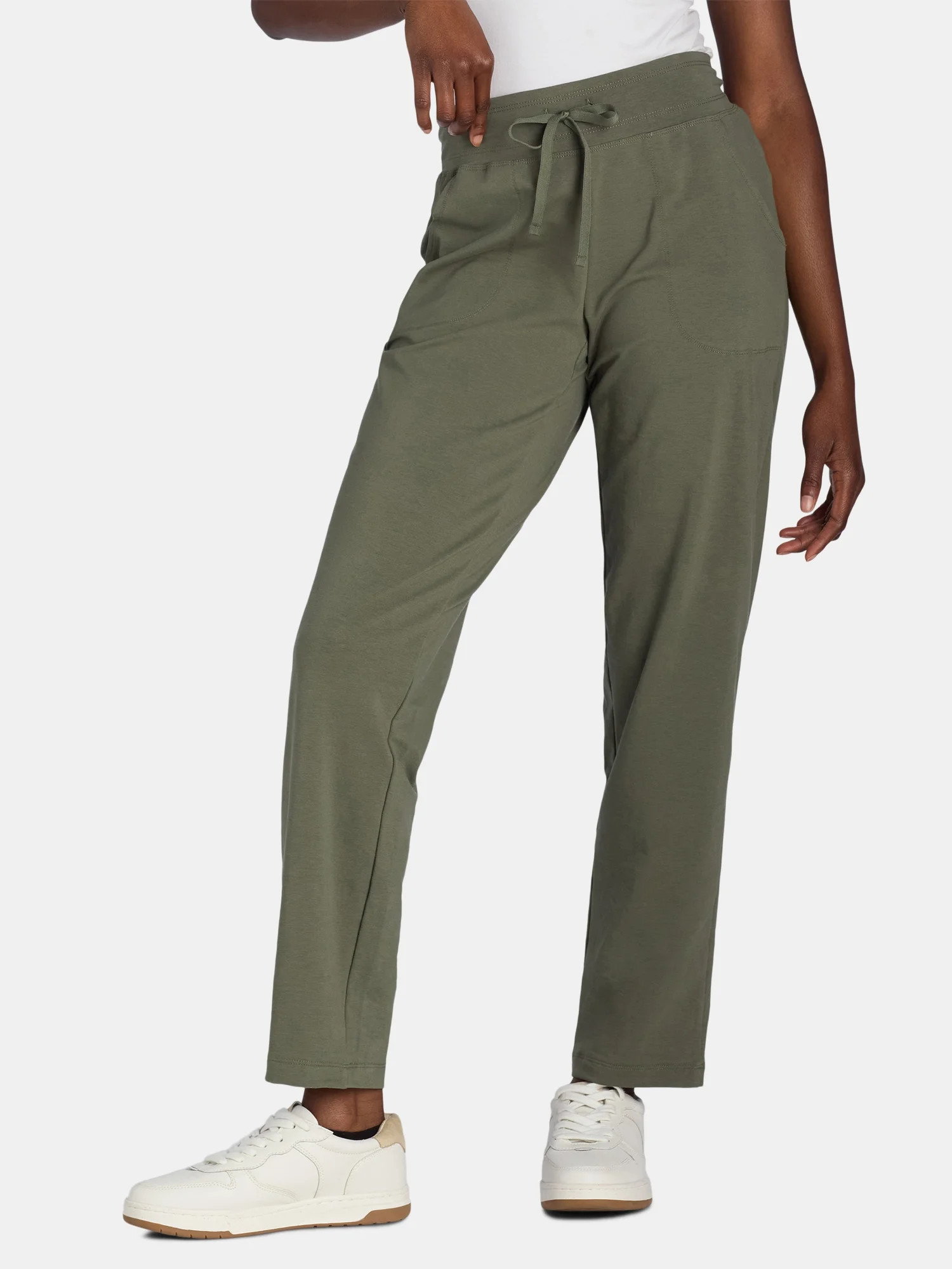 Athletic Works Women's and Women's Plus Knit Pants, Sizes XS-4X | Walmart (US)