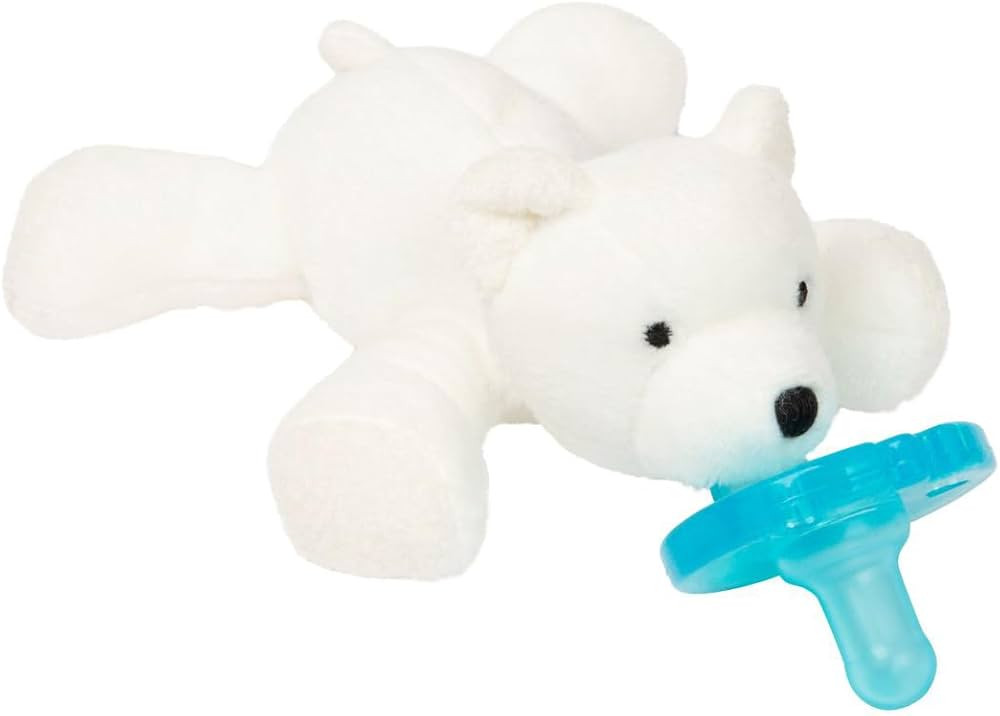 WubbaNub Infant Pacifier - White Polar Bear | Amazon (US)