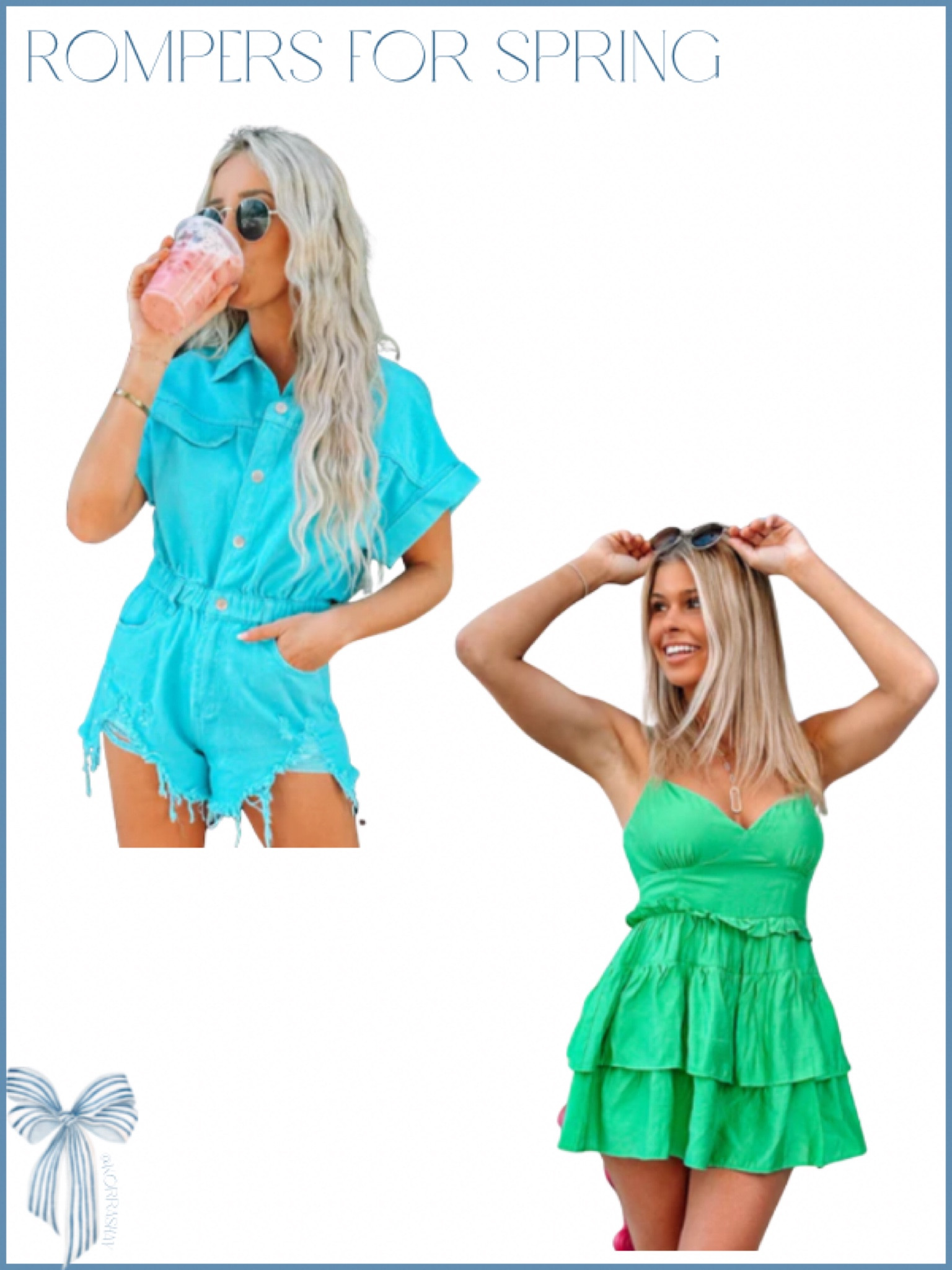 Spring time 2023 fashion ideas: rompers! The perfect all in one romper outfits to throw on during any spring day 🌷

#LTKSeasonal #LTKFind #LTKstyletip