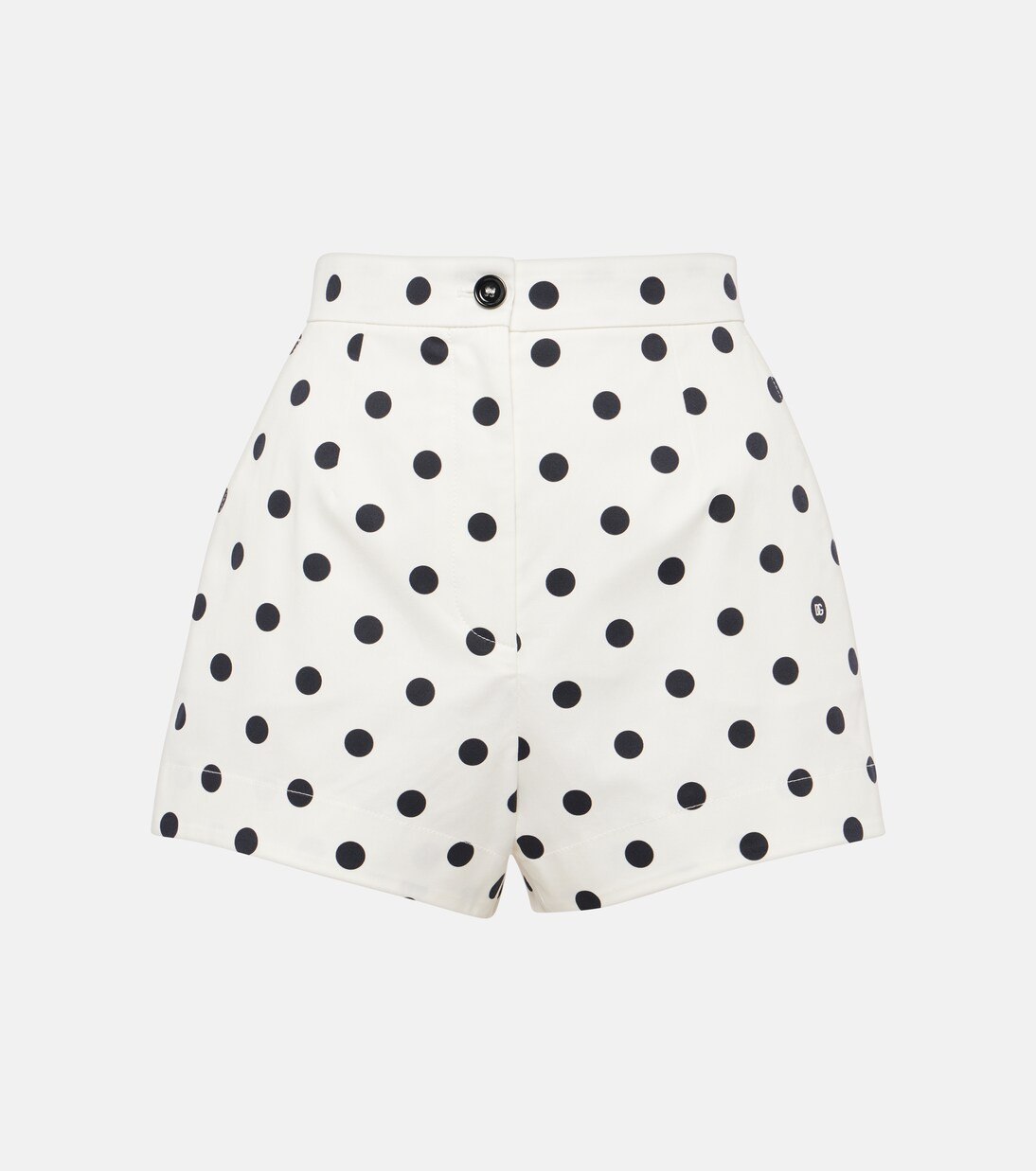 Polka-dot high-rise cotton-blend shorts | Mytheresa (INTL)