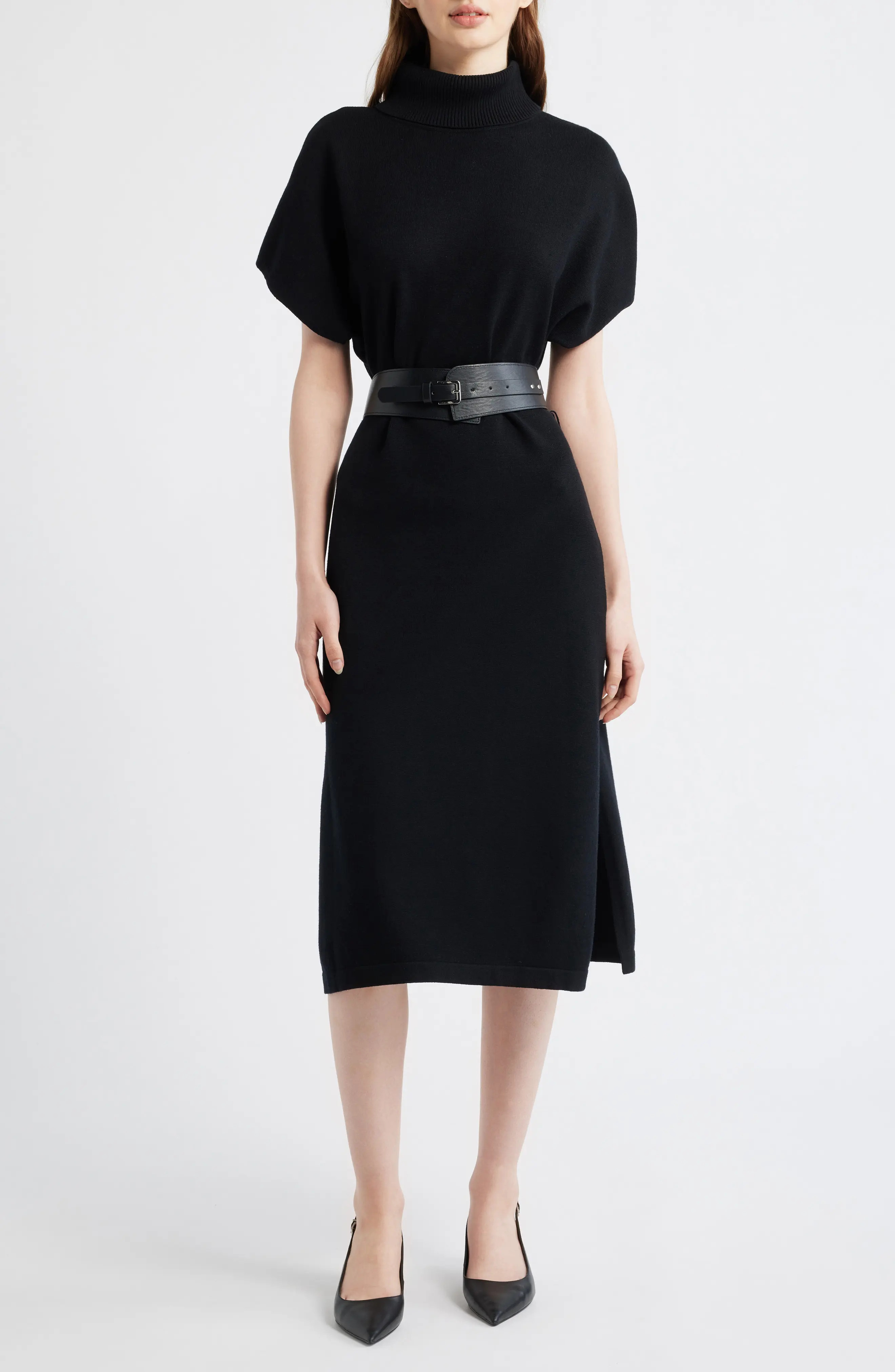 Turtleneck Midi Sweater Dress (Women) | Nordstrom | Nordstrom
