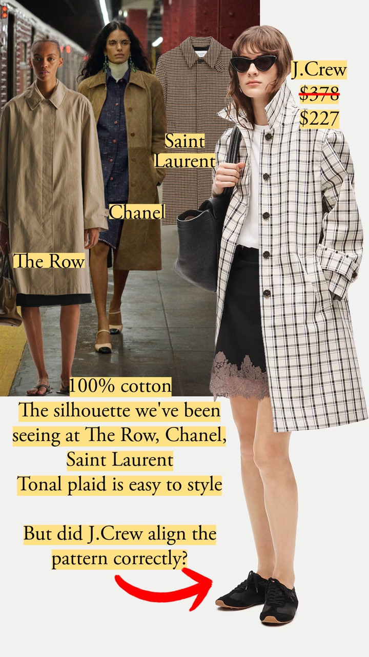 This coat looks and feels great in person. Here's how I check for symmetry.

#LTKSeasonal #LTKootd #LTKSaleAlert