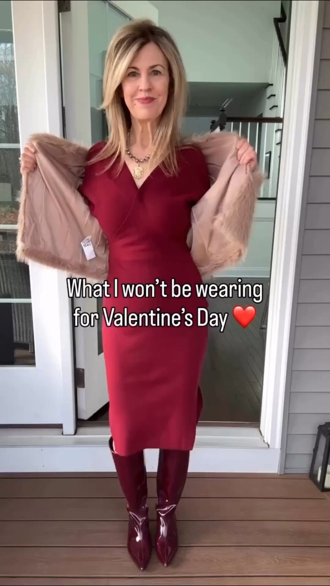 Here’s what I won’t be wearing for Valentine’s Day because I’ll be in Palm Springs California! Counting the days down. 🌴

But for New England weather this outfit is so good! And you won’t believe the prices! 💕

#LTKOver40 #LTKValentine #LTKSeasonal