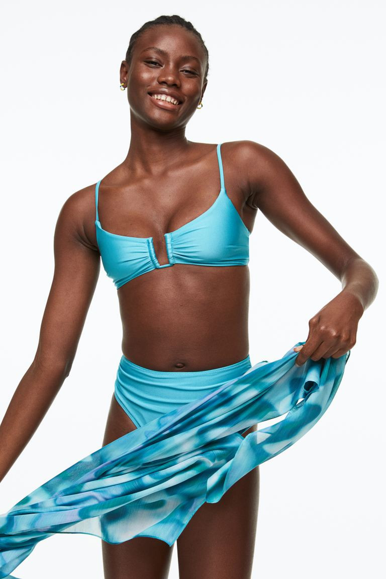 Padded Bikini Top | Blue Bikini Top | Bikini Set | Bikini Swim | Bikinis | Bikini Sets | H&M (US + CA)