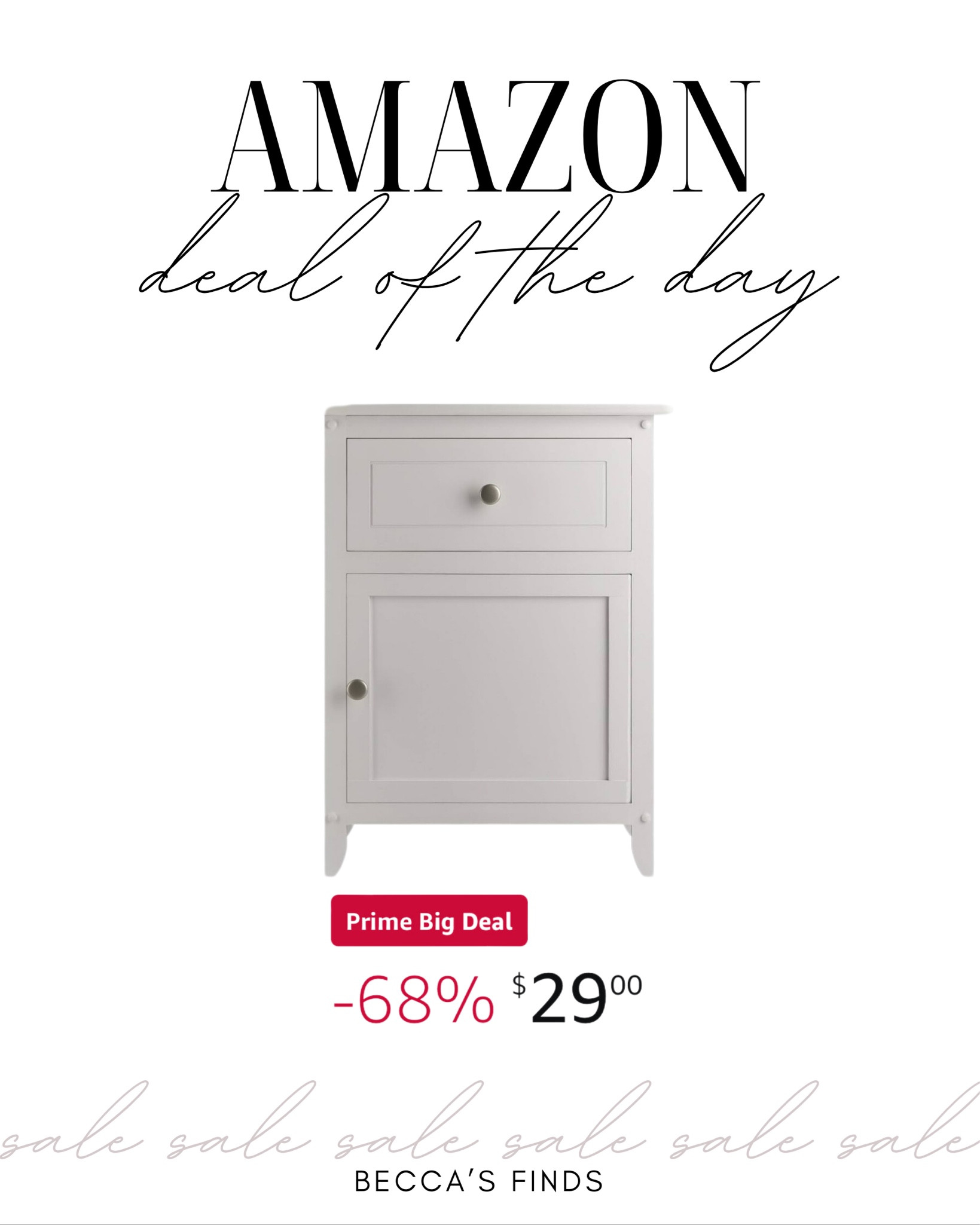 Amazon Prime Big Deals deal of the day! This nightstand/side table is under $30 

#LTKhome #LTKsalealert #LTKxPrime