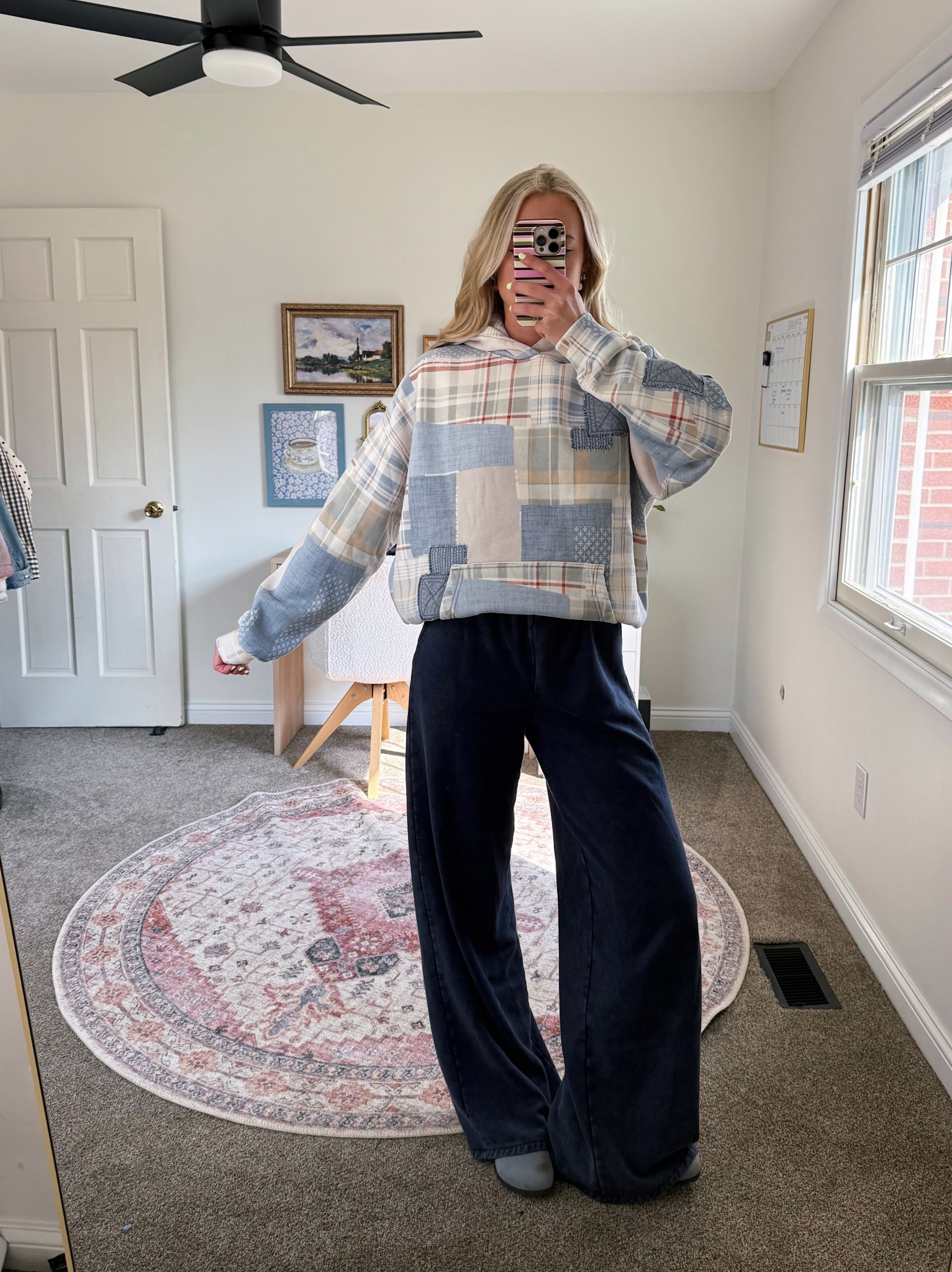 Good morning 🫐🍵 medium in the hoodie and small long in the sweats!

#LTKSpringSale #LTKootd