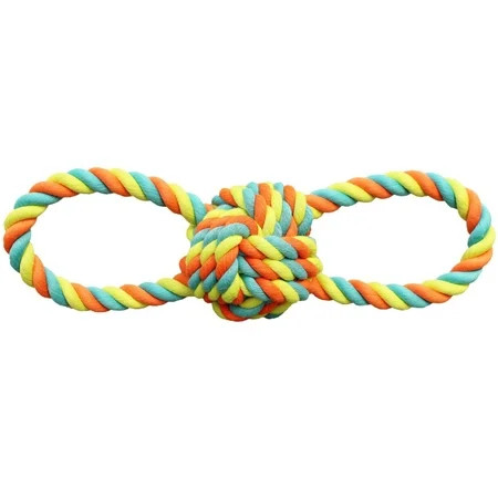 Chomper WB15522 Rope Ball Tug Dog Toy Assorted Colors | Walmart (US)
