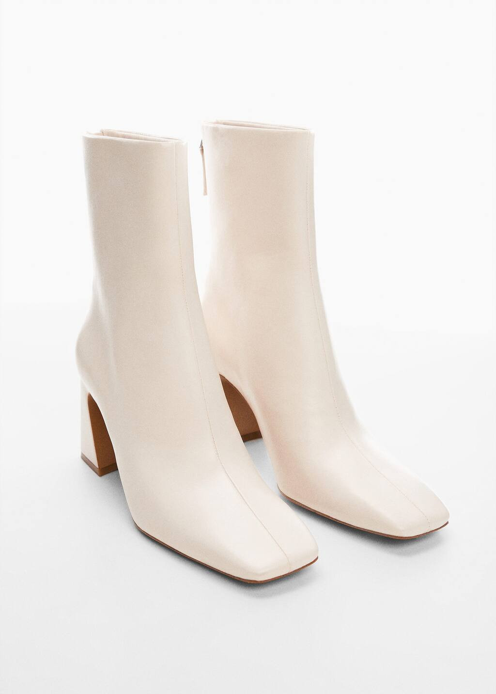 Ankle boots with block heel -  Women | Mango United Kingdom | MANGO (UK)
