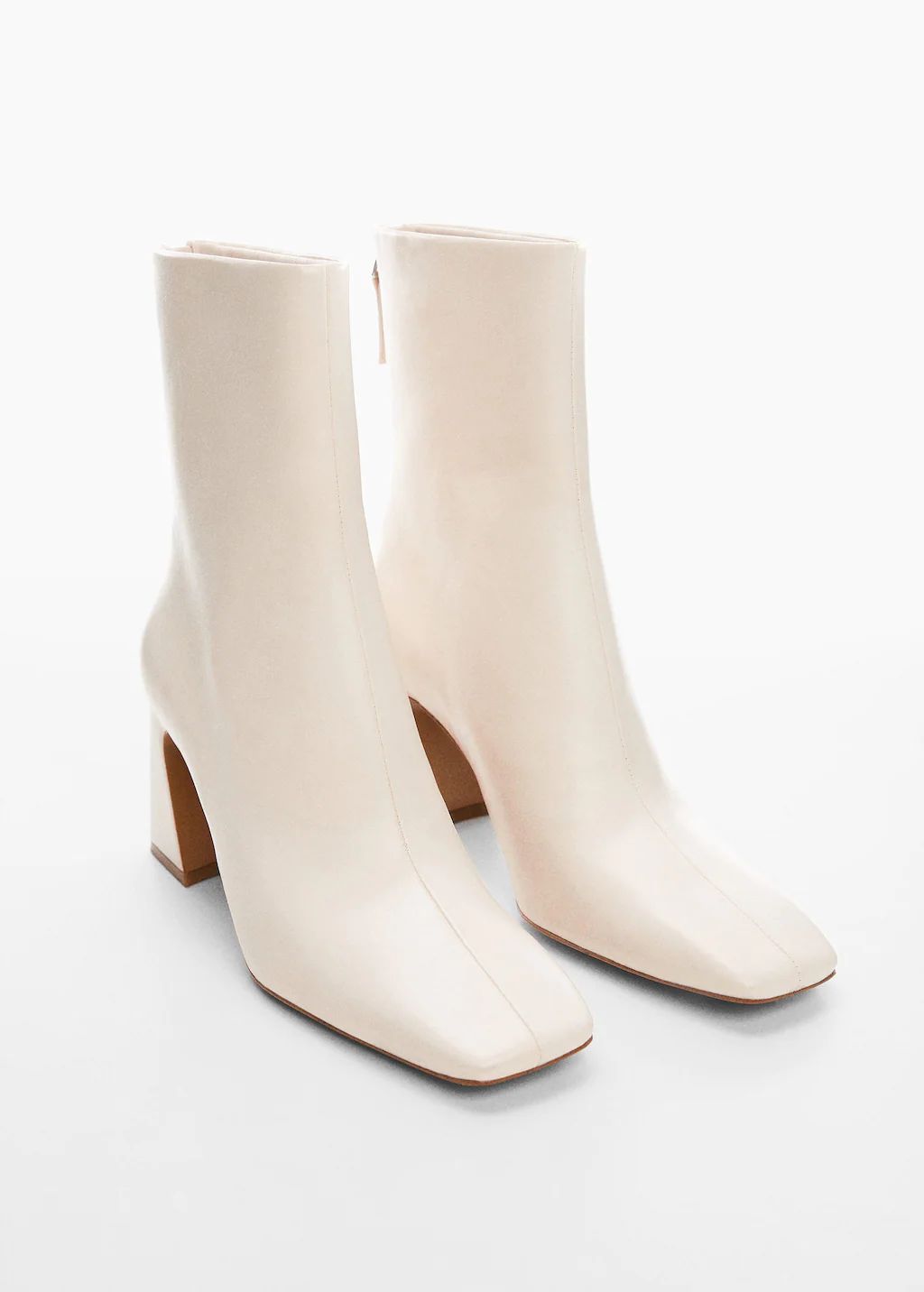 Ankle boots with block heel -  Women | Mango United Kingdom | MANGO (UK)