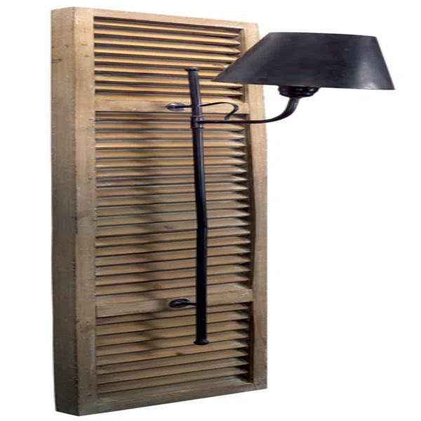 Kirkham Shutter 1-Light Wallchiere | Wayfair North America