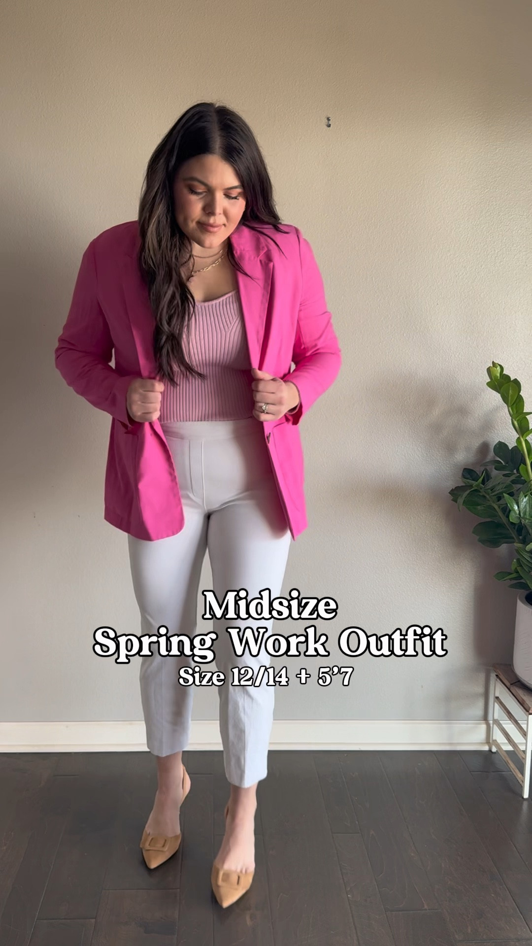 These work pants are worth EVERY PENNY - comfortable and girl you feel like you’re getting a hug all day long😍

Do you prefer neutrals or color more?? 

Save this video for outfit inspo and comment “details” to grab these items for yourself. They’re also on my liketoknowit 🎀

#midsize #midsizestyle #workoutfit #amazonfinds #amazonfashion midsize work outfit, midsize teacher outfit, spring outfit, white pants, tummy control pants, blazer outfit

#LTKworkwear #LTKmidsize #LTKfindsunder50