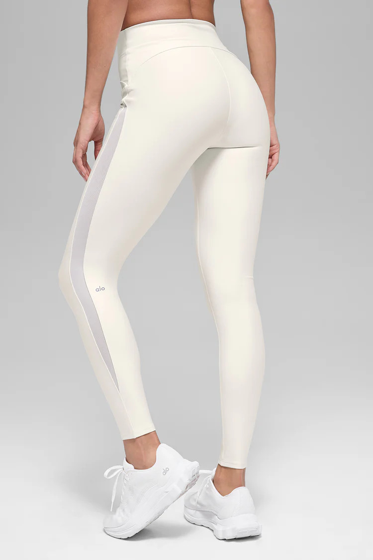 Airlift High-Waist Mesh Infatuation Legging | Alo Yoga (US)