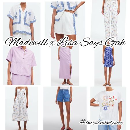 From embroidered sets to fun printed dresses, pants and more to the perfect summer short. This collab from @madewell x #lisasaysgah is everything I want to wear all summer! #investmentpiece 

#LTKStyleTip #LTKSeasonal #LTKFindsUnder100