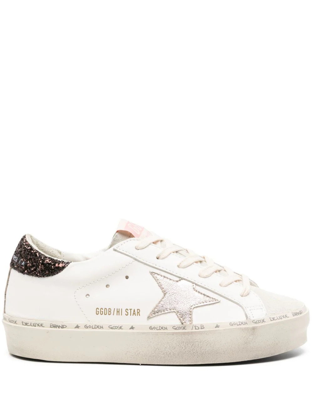 Golden Goose Hi Star platform sneakers - White | Farfetch Global