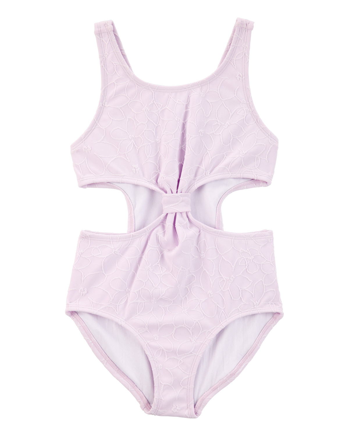 Kid 1-Piece Ribbed Cut-Out Swimsuit - Purple - Carter's | Carter's | Carter's Inc