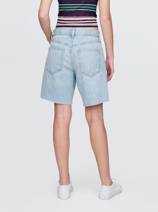 8" Mid Rise '90s Loose Denim Bermuda Shorts | Gap (US)