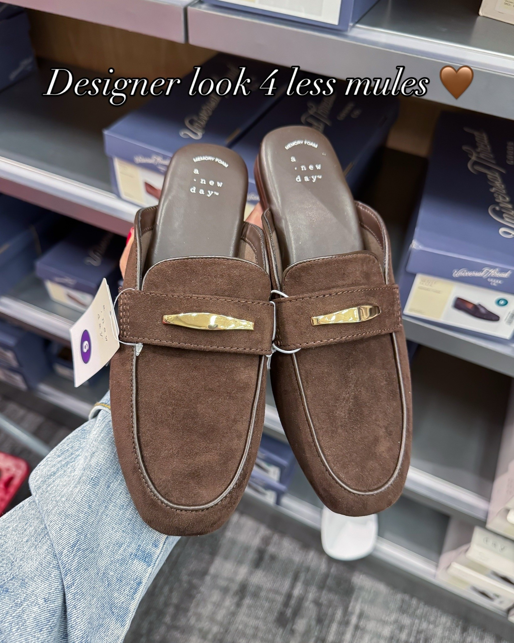 Designer look for less mules 🤎 Such a chic fall shoe without the designer price tag. I love the classic shape with jeans, trousers, or dresses for an elevated finishing touch.

look for less mules, designer inspired shoes, fall mules, affordable shoes, fall footwear, brown mules, everyday shoes, fall accessories, elevated fall style, women’s fall shoes, lovelylifestyling

#LTKootd #LTKSeasonal #LTKOver40