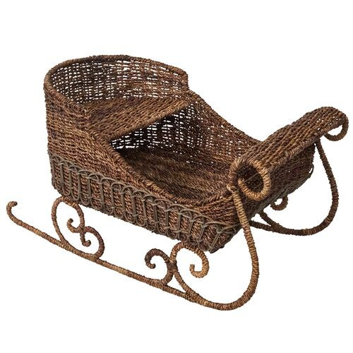 Devon Willow Rattan Sleigh, Brown | One Kings Lane