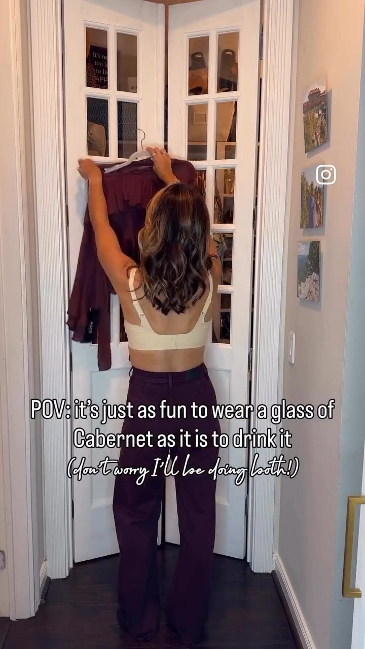 The prettiest Cabernet inspired look

#LTKStyleTip #LTKOver40