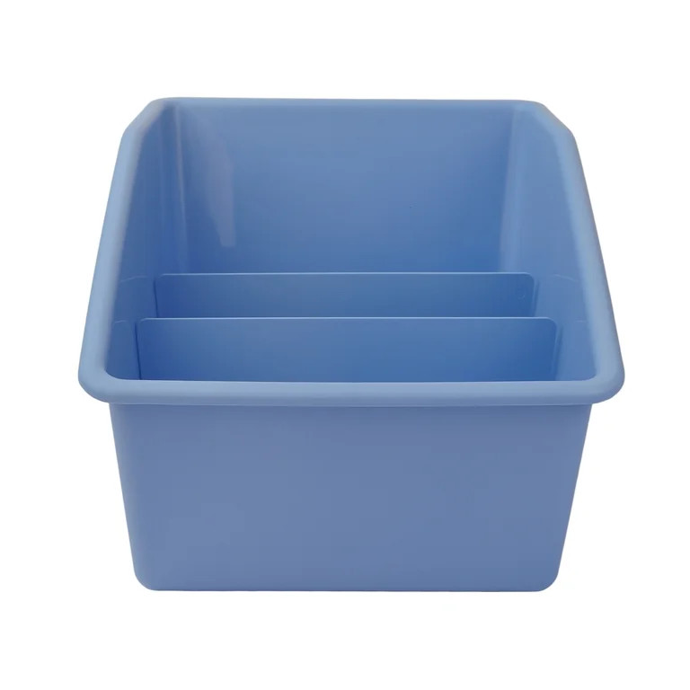 Pen+Gear Blue Plastic Book Bin Desk Organizer and Book Storage | Walmart (US)