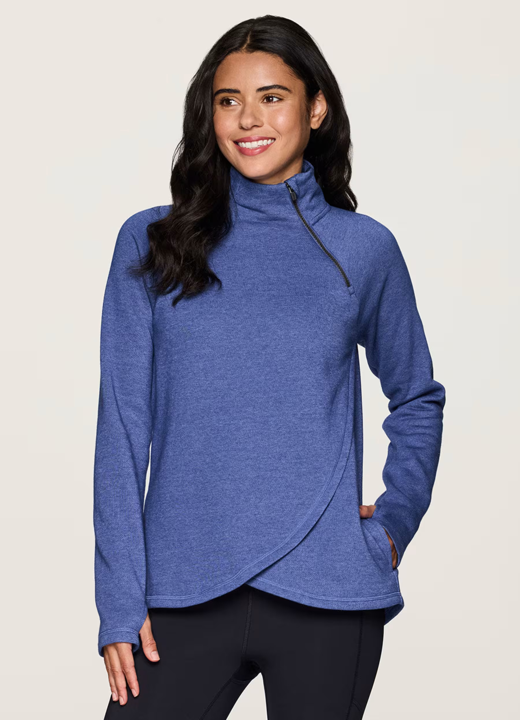 Prime Ready To Roll Fleece Zip Mock Neck Pullover - RBX Active | RBX Active