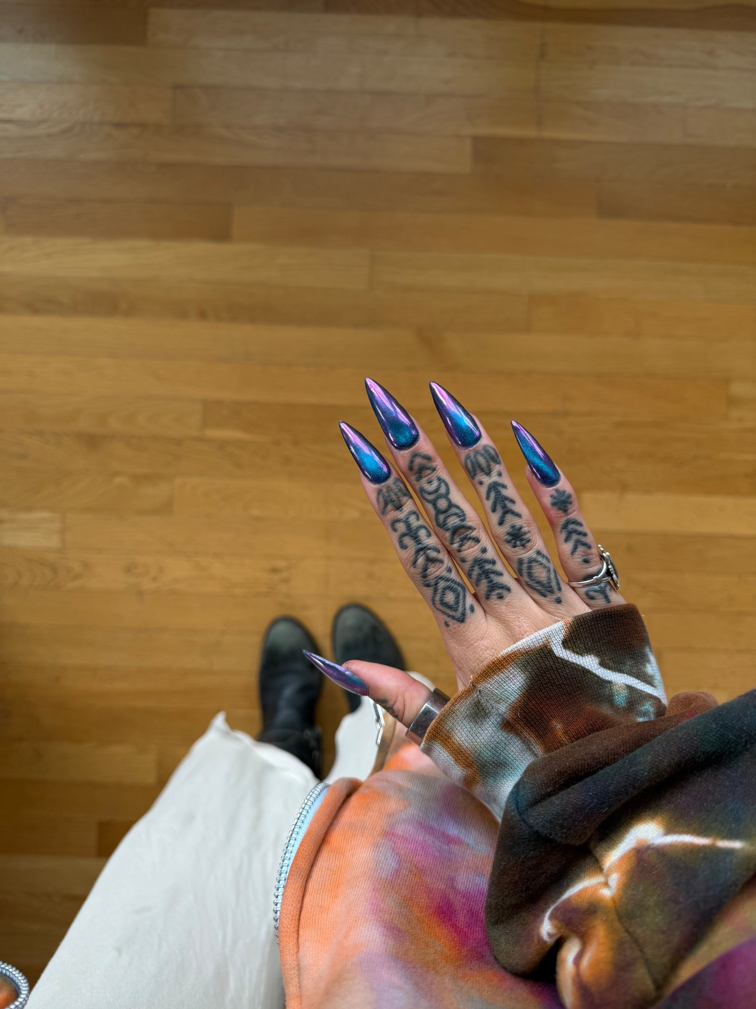 northern lights nails #nails #diynails #gelnails #nailart