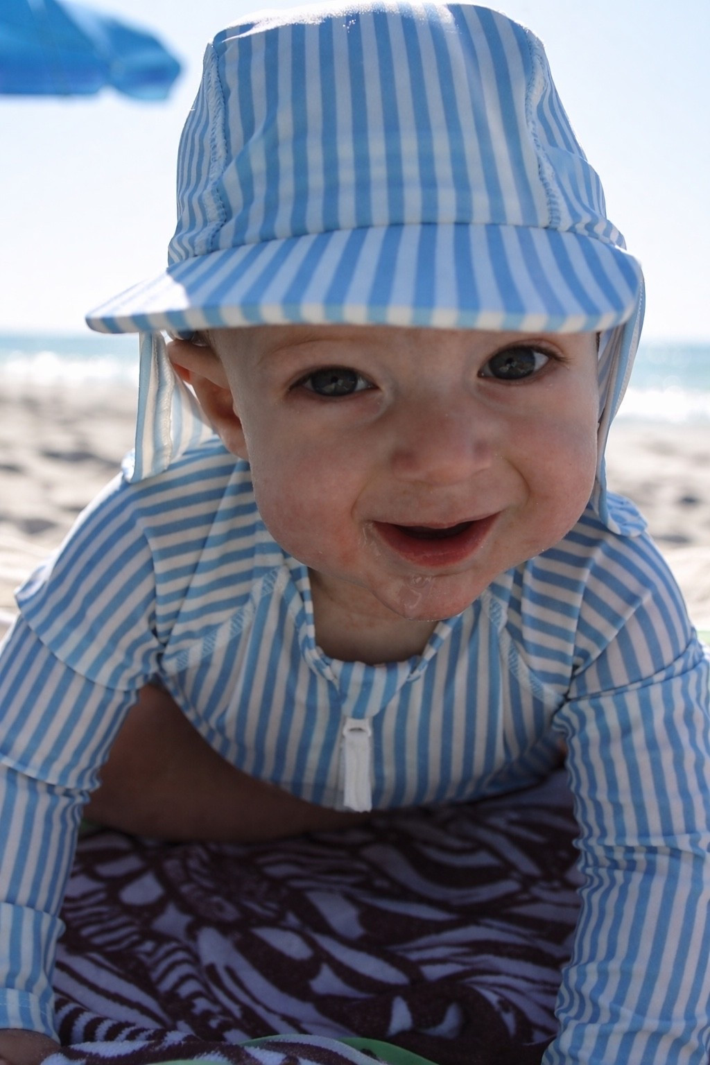 Baby boys first time at the beach ootd!!! ☀️🏖️🤍