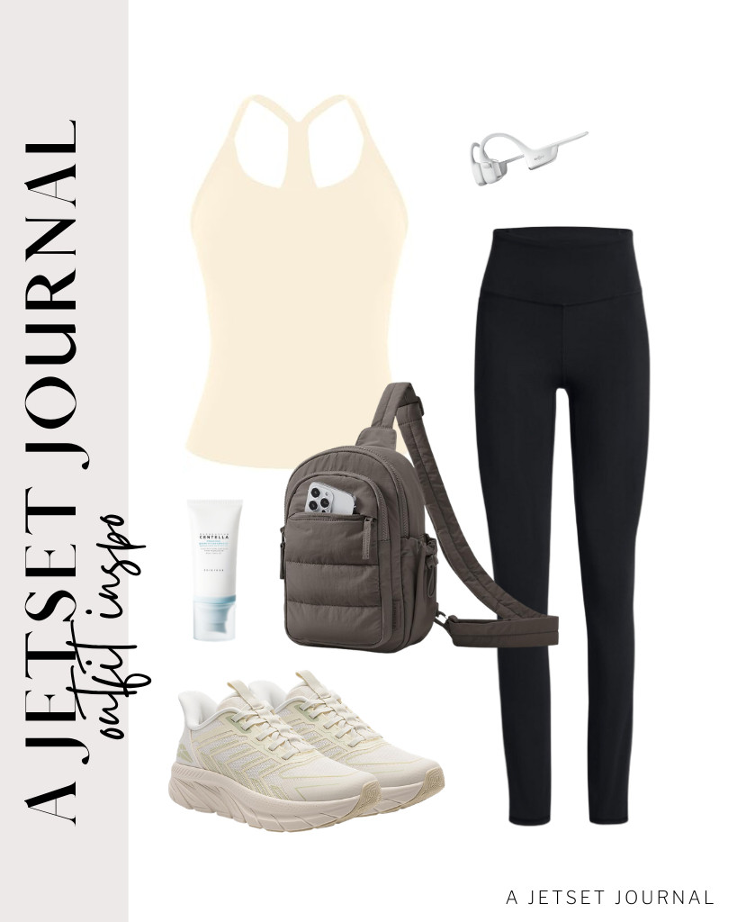 If you have an ivory tank top and high-waist leggings, these ALLSWIFIT slip-on walking shoes are perfect. I also found this stylish sling bag from BAGSMART that is perfect for this fit.

#LTKSeasonal #LTKSaleAlert #LTKTravel
 

 