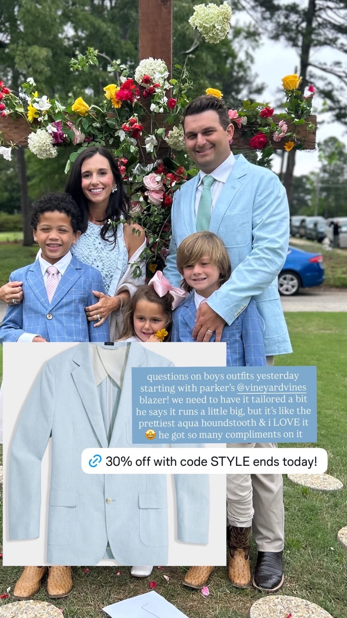 Parker’s blazer we both loved! Runs a little big but was perfect for Easter!

#LTKgrwm #LTKSeasonal #LTKootd