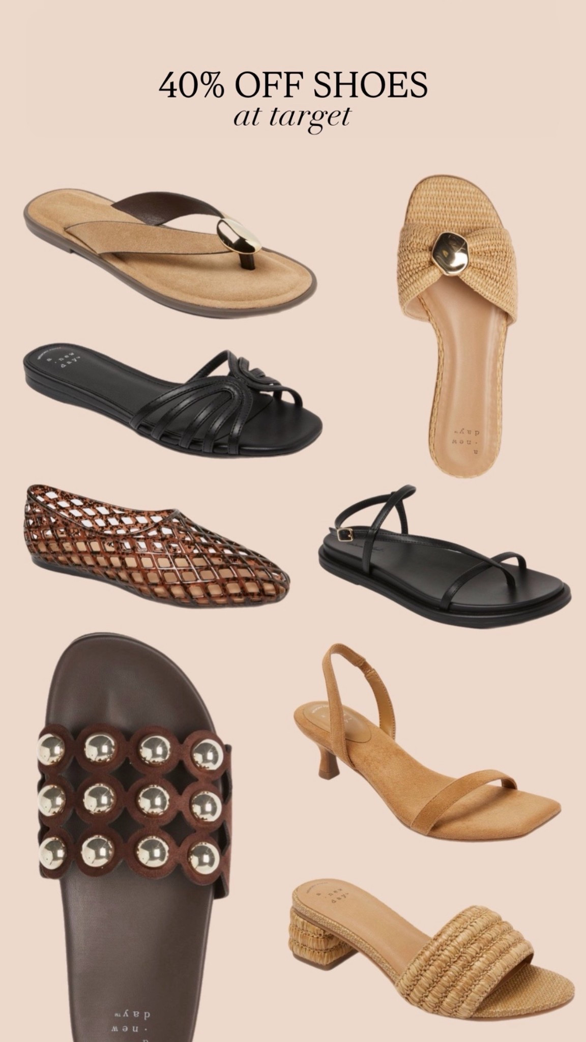 40% off shoes @Target today only!!!

#LTKSaleAlert #LTKgrwm #LTKootd
