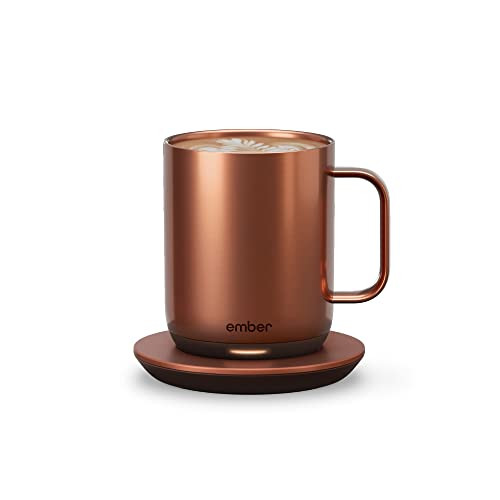 Ember Temperature Control Smart Mug 2, 10 Oz, App-Controlled Heated Coffee Mug with 80 Min Battery Life and Improved Design, Copper | Amazon (US)