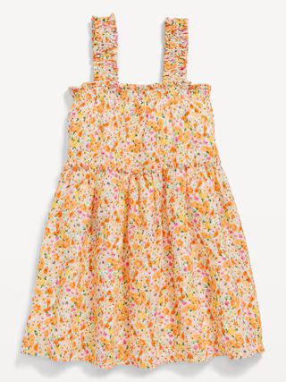 Sleeveless Ruffled Swing Dress for Toddler Girls | Old Navy (US)