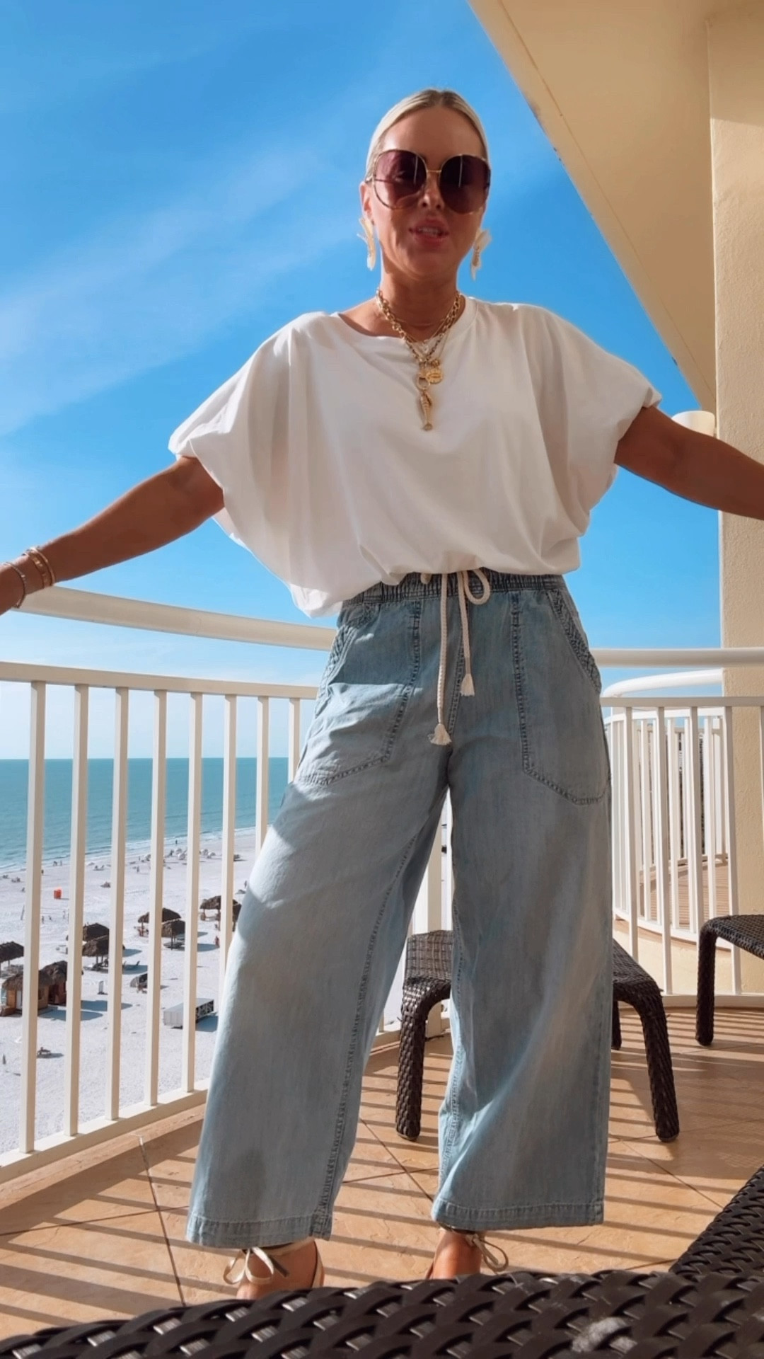 I love this outfit! 🩵
Small in pants, med in top #LTKWatchNow 

#LTKStyleTip #LTKSeasonal