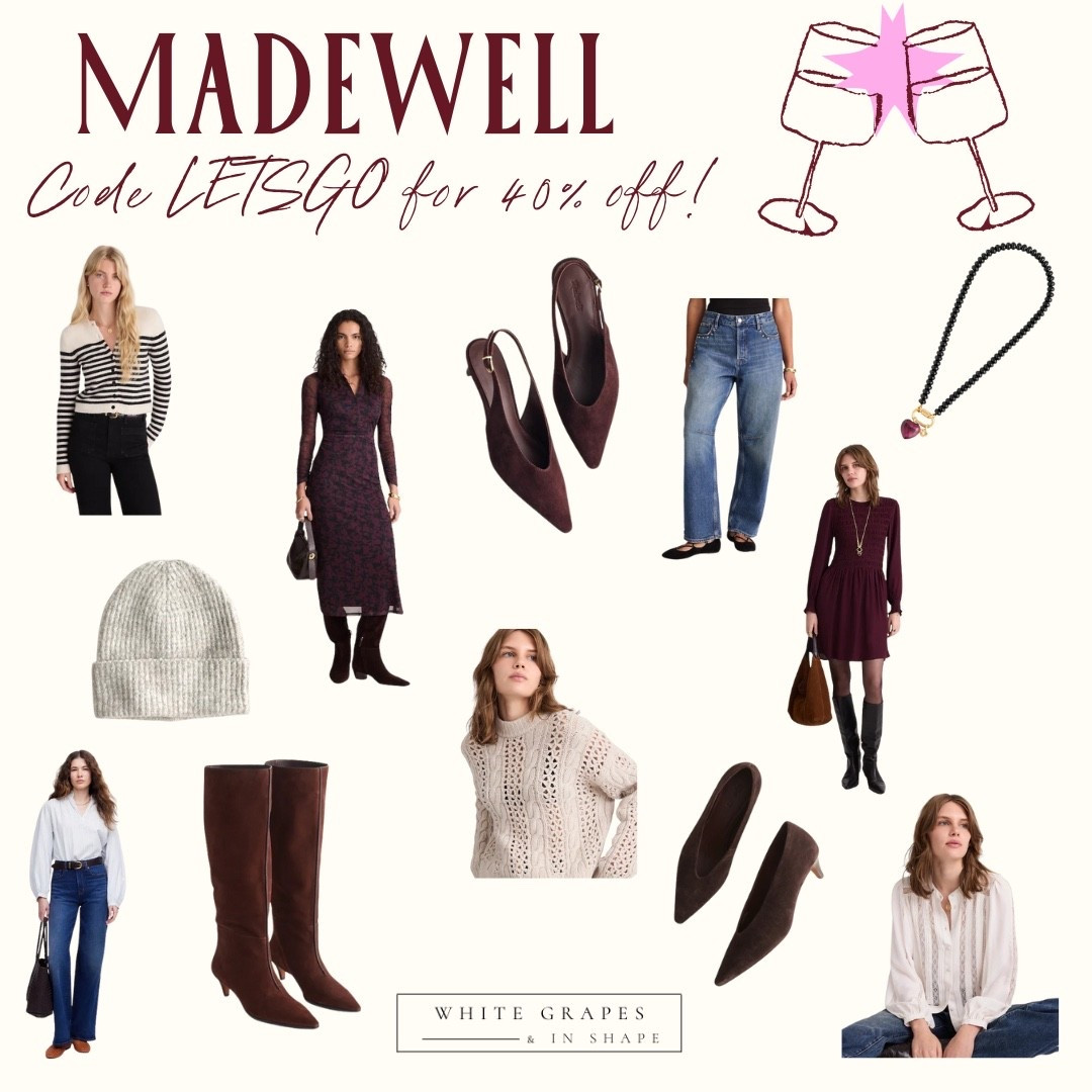 Madewell! Use code LETSGO for 40% off!👏👏

#LTKHoliday #LTKGiftGuide #LTKCyberWeek