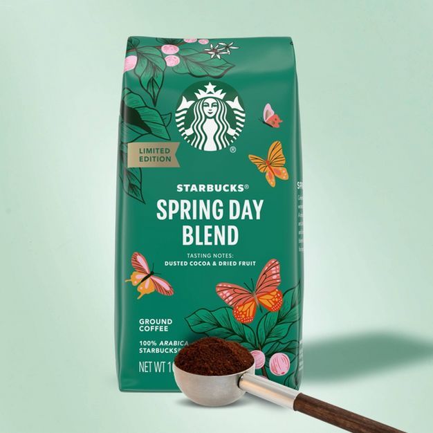 Starbucks Medium Roast Ground Coffee — Spring Day Blend — 100% Arabica — 1 bag (10 oz) | Target