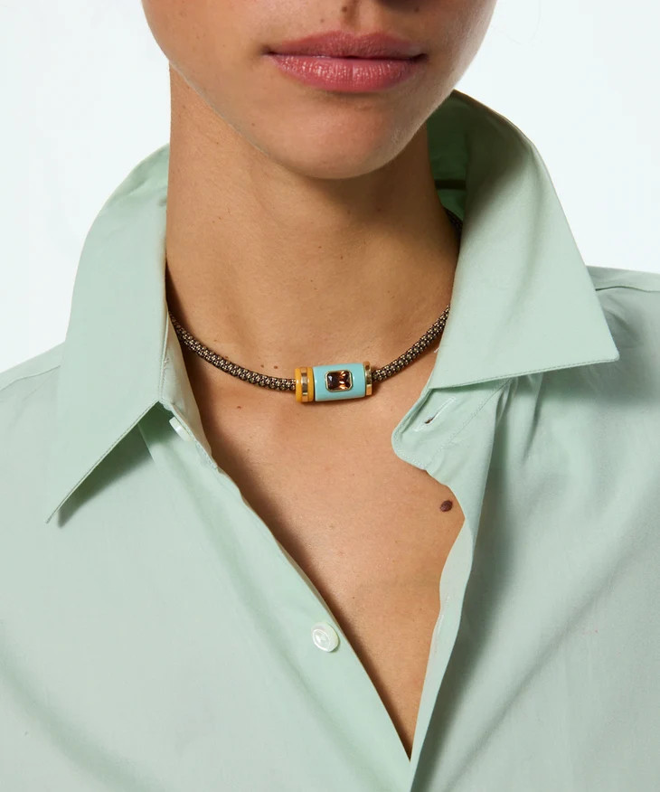 The Cylinder Cord Necklace | Roxanne Assoulin