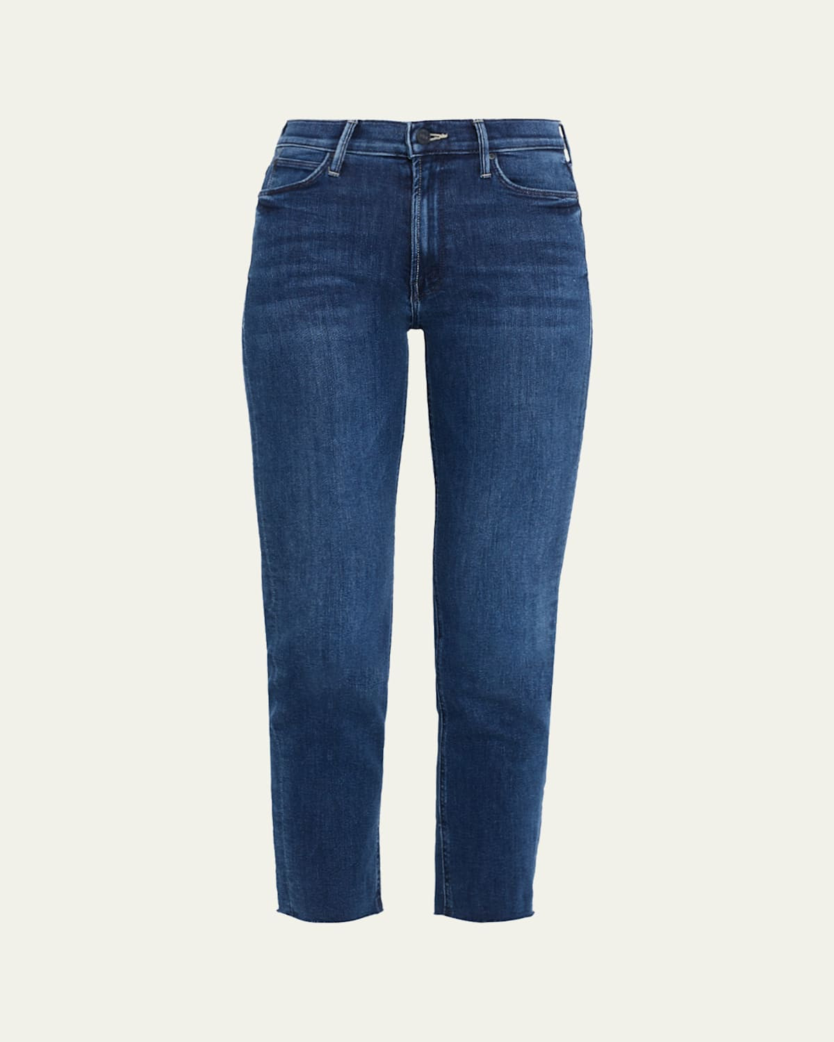 The Mid-Rise Dazzler Ankle Fray Jeans | Bergdorf Goodman