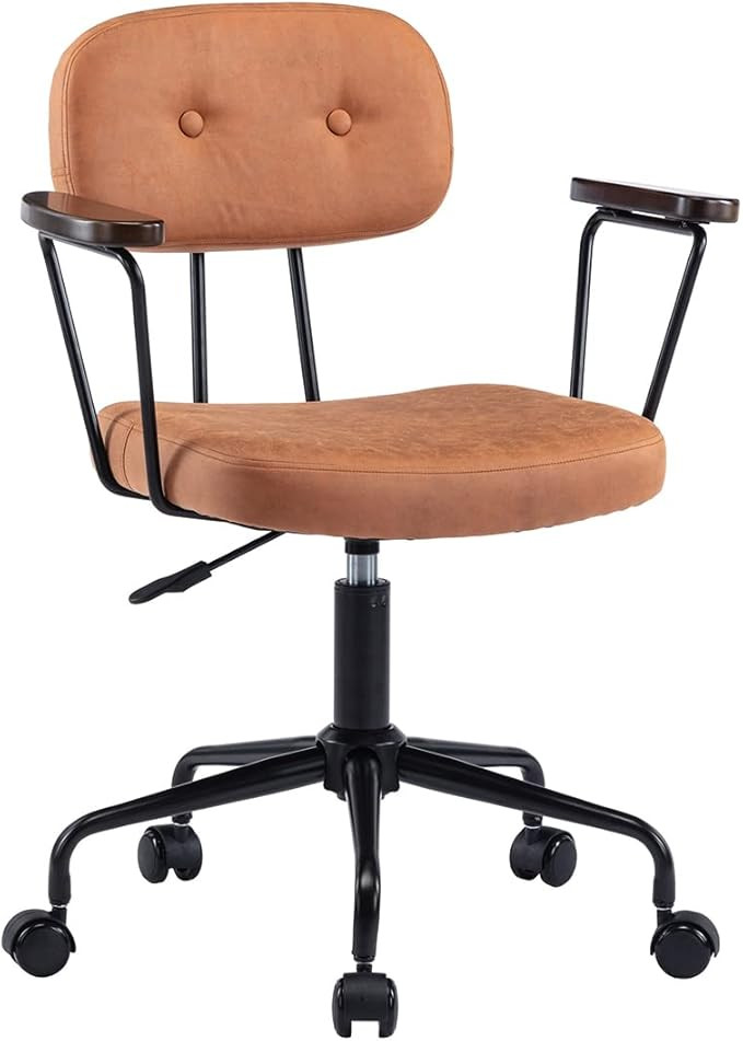 Homesally Home Office Chair,Modern Fabric Swivel Desk Chair, Height Adjustable Leisure Desk Chair... | Amazon (US)