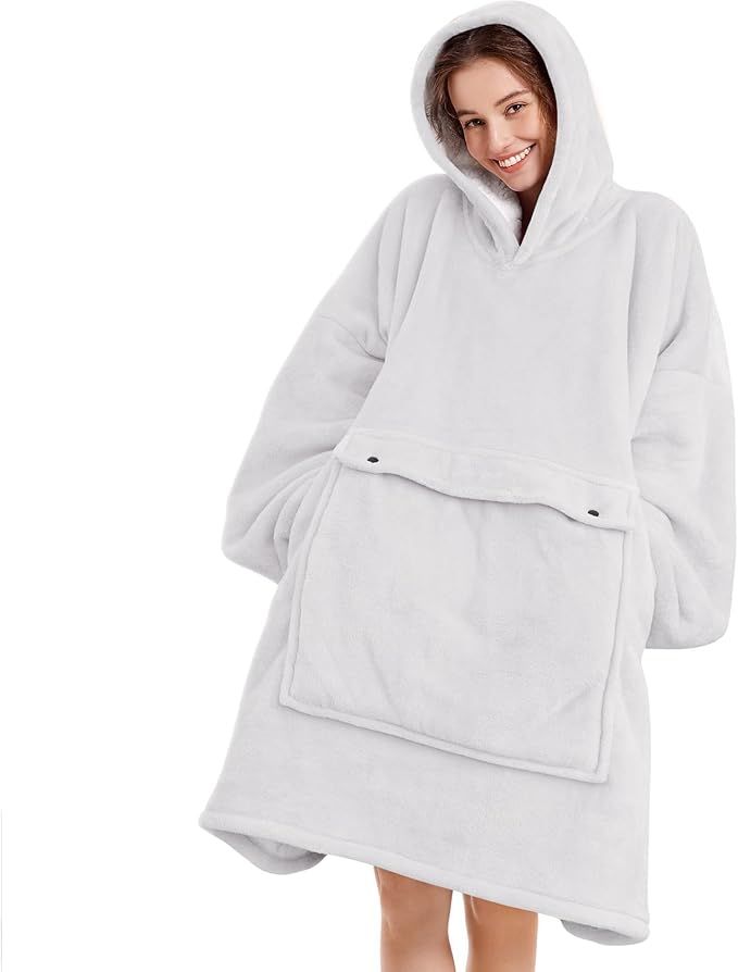 Narecte Oversized Blanket Hoodie Blanket for Women,Wearable Blanket Adult Giant Hoodie Cozy Sweat... | Amazon (US)