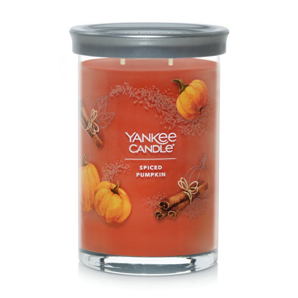Spiced Pumpkin Signature Large Tumbler Candle - Signature Large Tumbler Candles | Yankee Candle | Yankee Candle