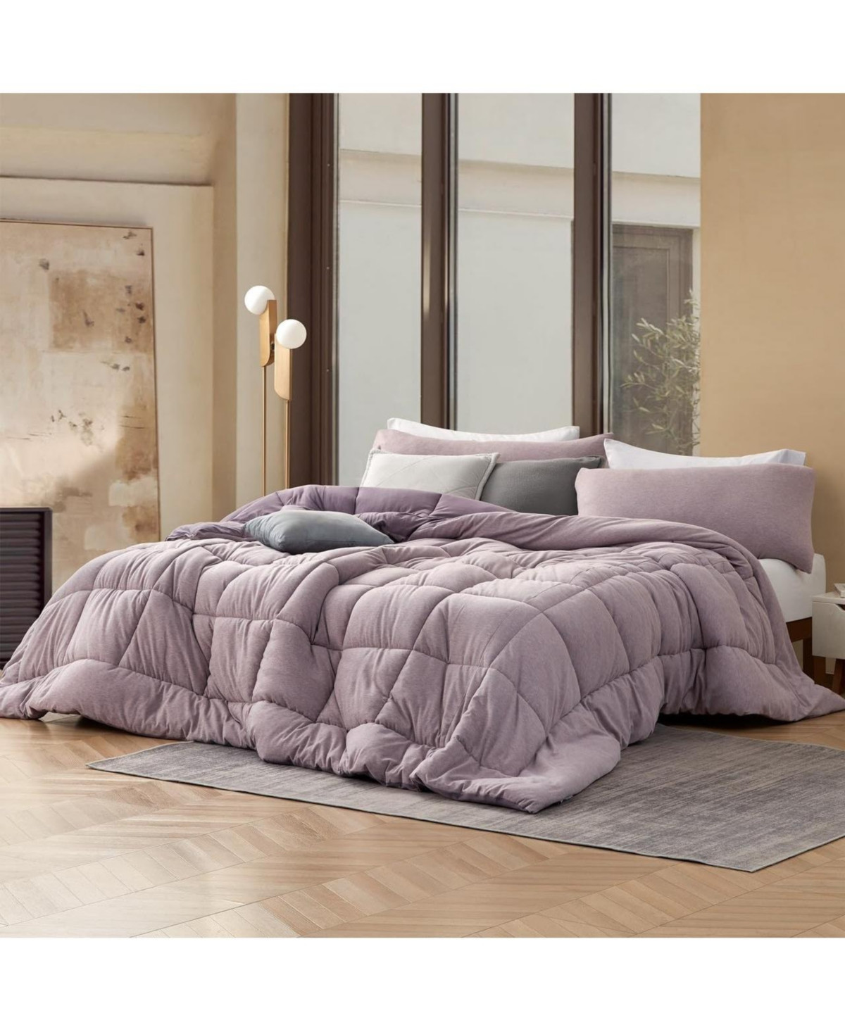 Coma Livin - Coma Inducer Oversized Comforter - Purple Sunset Pink, King - Purple sunset pink | Macy's
