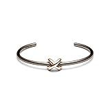 MVMT Women's Knot Cuff Bracelet | Open Closure, Stainless Steel | Taupe/Rose Gold | Amazon (US)