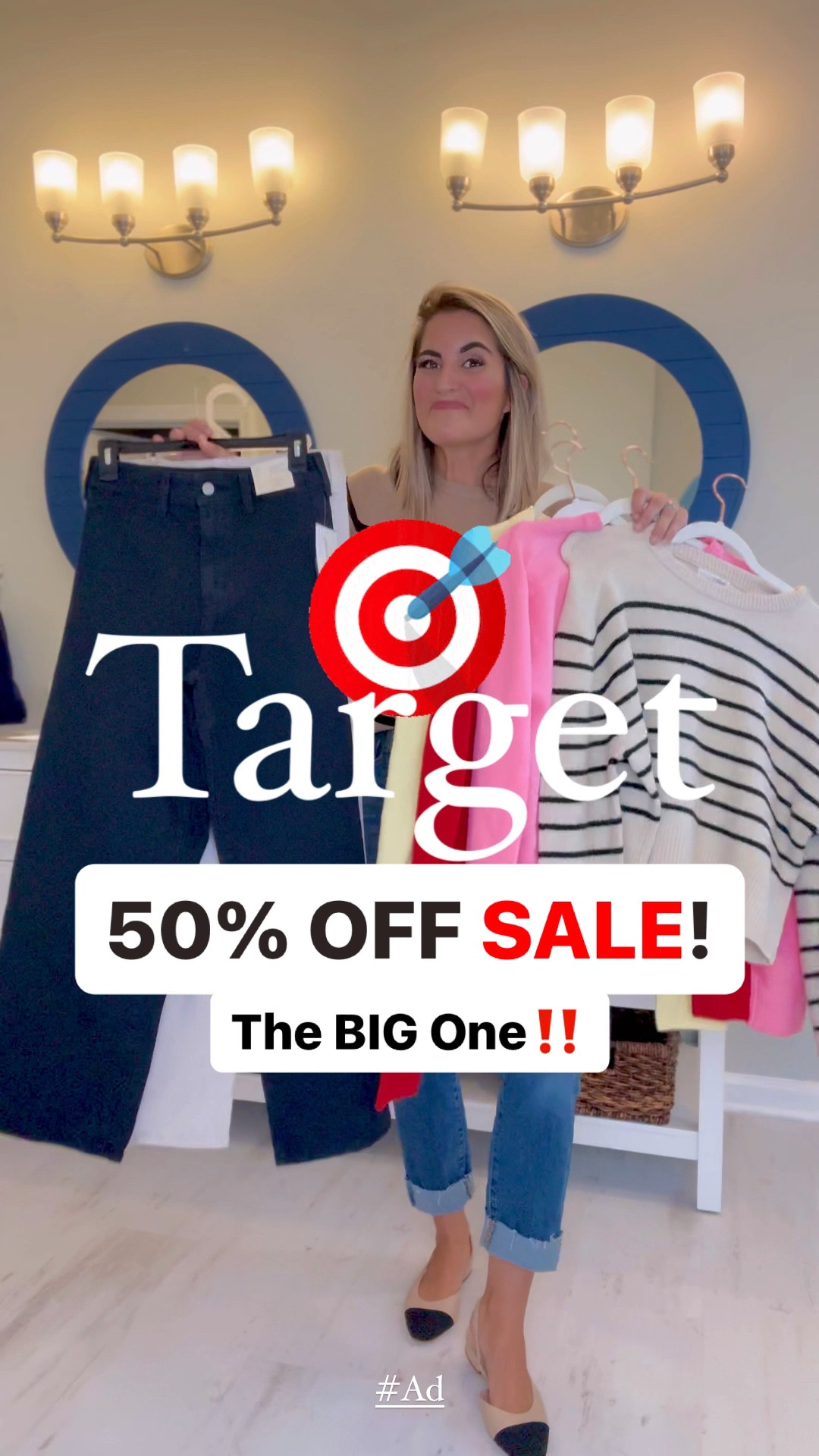 MAJOR TARGET SALE!!!🎯 Viral Jeans $19, sweaters $14, Lounge $15 & Home Decor🤯
✨SIZING✨
Mommy - 5’2” 125lbs size 4/27/small
4 short in jeans
Grammy- 5’6” 160lbs size 12/32/Large
12 regular in jeans
Target sale, LTK sale, circle sale, target, target sweater, target jeans, target wide leg jeans, Free people, knit vest, chunky vest, leopard flats, square toe shoes, leopard skirt, leopard Amazon, barrel jeans, free people on Amazon, strappy flats, rhinestone shoes, mesh shoes, mesh flats, fall shoes, shoes, look for less, free people jumpsuit, free people look for less on Amazon, Amazon Athleisure Skort, skorts, Amazon skort, work outfit, Athleisure, loungewear ,Target jeans, Target pants, Target, Target shorts, Target sweater, Target dress, Target work outfit, Jeans, denim, summer denim, jeans shorts, USA crew neck, USA, USA top, 4th of July outfit, Fourth of July outfit, USA top, USA sweatshirt, athletic shorts, crochet top, linen top, crochet dress, white jeans, white wide leg jeans 
Basic top, work outfit, workwear, white jeans, white jeans outfit, black top, ruffle sleeve top, white tee, white tee shirt, 
Vacation outfits, jeans, summer denim, denim, Walmart , Amazon, Jean shorts, shorts, Amazon shorts, flare jeans, mom jeans, workwear, work style, jeans, wide leg jeans, white wide leg jeans #LTKFallSale 

#LTKxTarget #LTKHome #LTKSaleAlert