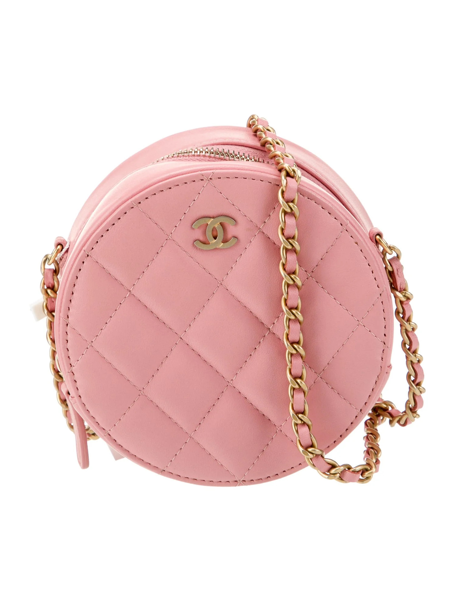 Round Clutch w/ Chain | The RealReal