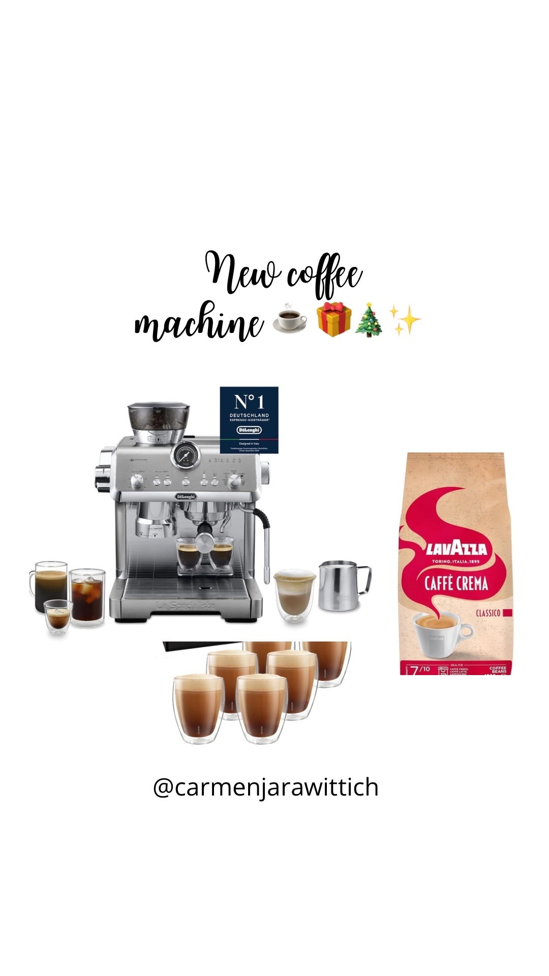 A great day starts with a great coffee ☕️🤍

#coffee #kaffeegenuss #kaffeemaschine #siebträgermaschine #giftguide #coffeemaker #carmenjarawittich

#LTKhome #LTKeurope #LTKdeutschland