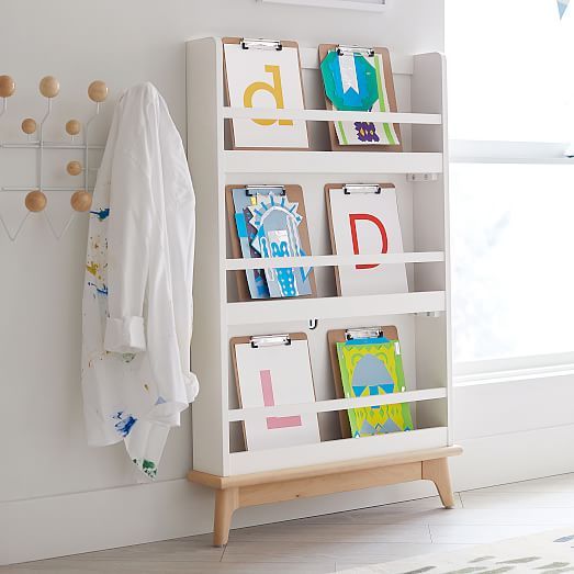 Sloan Bookrack (30") - White | West Elm (US)