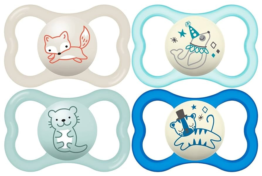 MAM Air Night & Day Baby Pacifier, for Sensitive Skin, Glows in The Dark, 6-16 Months, Baby Boy, ... | Amazon (US)