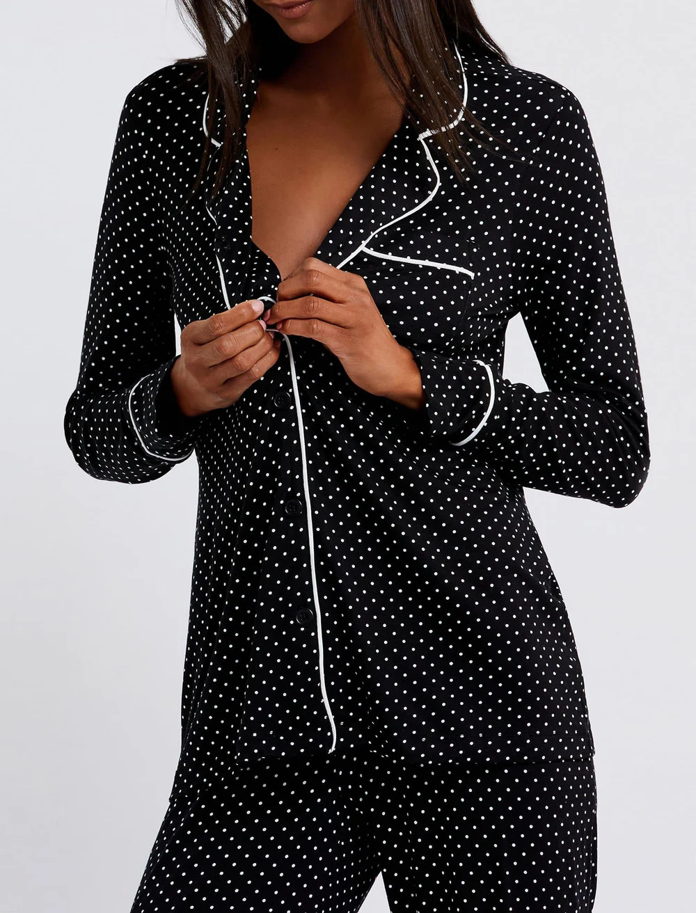 Button Front Nursing Pajama Set | A Pea In The Pod