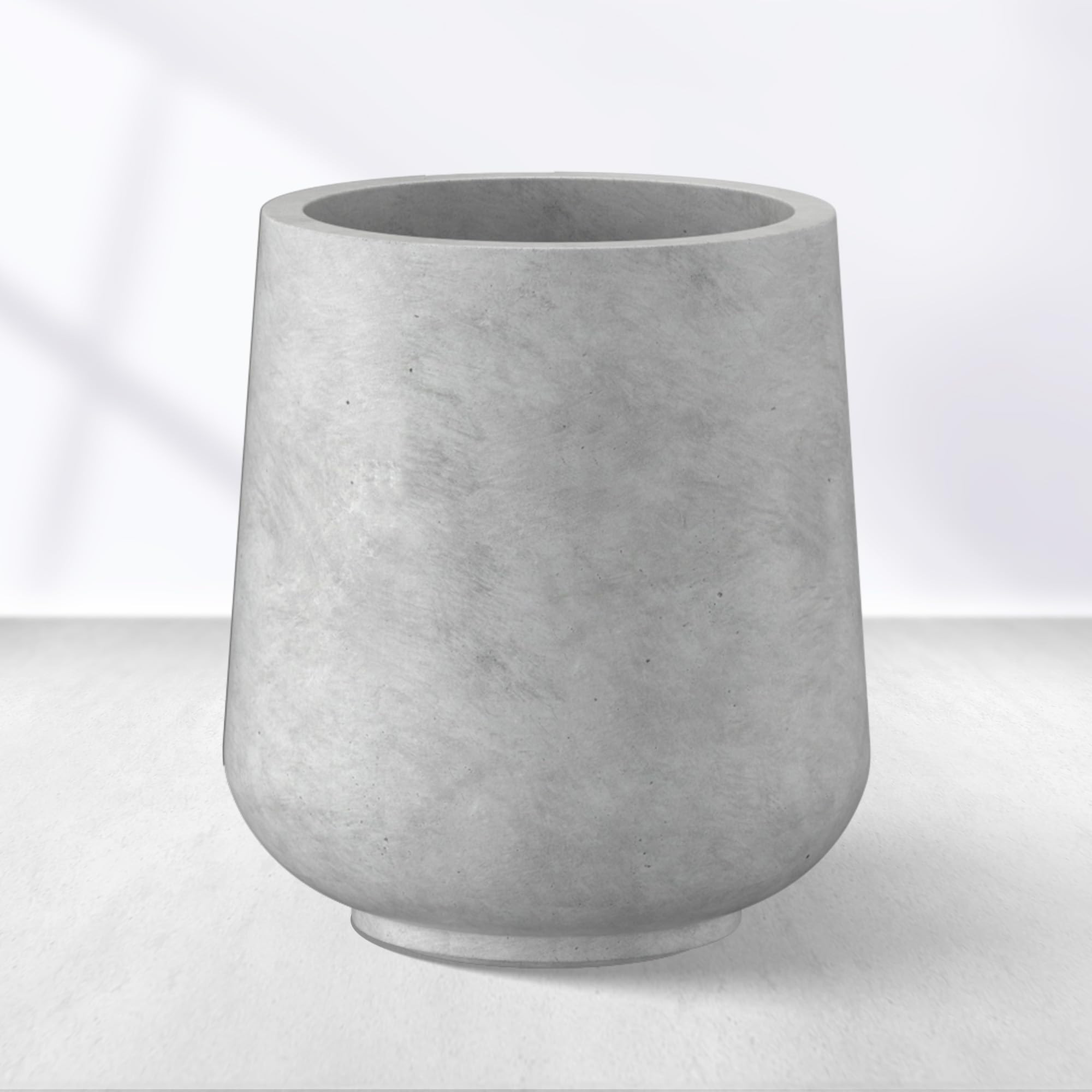 Kante 11.6" Dia Round Concrete Planter, Outdoor Indoor Large Plant Pots Containers with Drainage ... | Amazon (US)