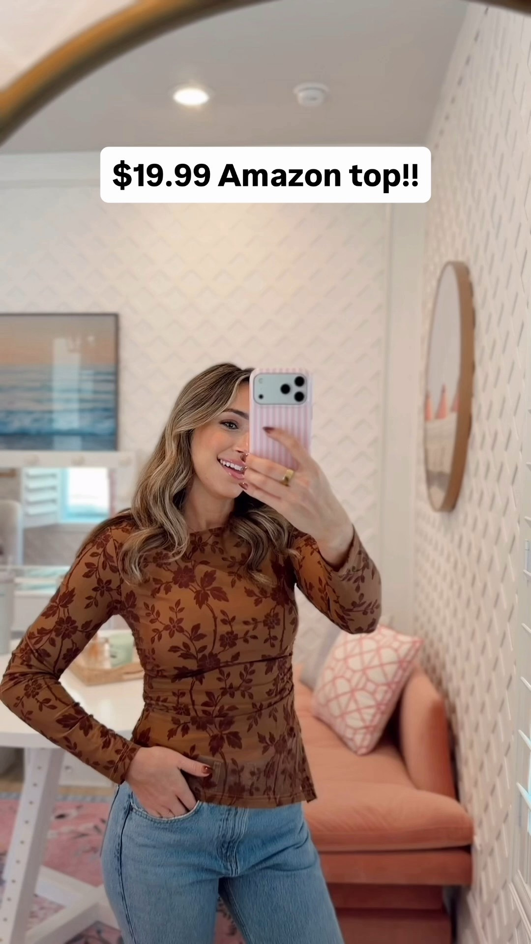 $19.99 Amazon top! It is SO nice. Several color options. Can you sense my attitude through the screen haha?? You will feel so good in this flattering top. Perfect for Friendsgiving, Thanksgiving, fall outfits, winter outfits, and date night!!

#LTKSeasonal #LTKSaleAlert #LTKFindsUnder50